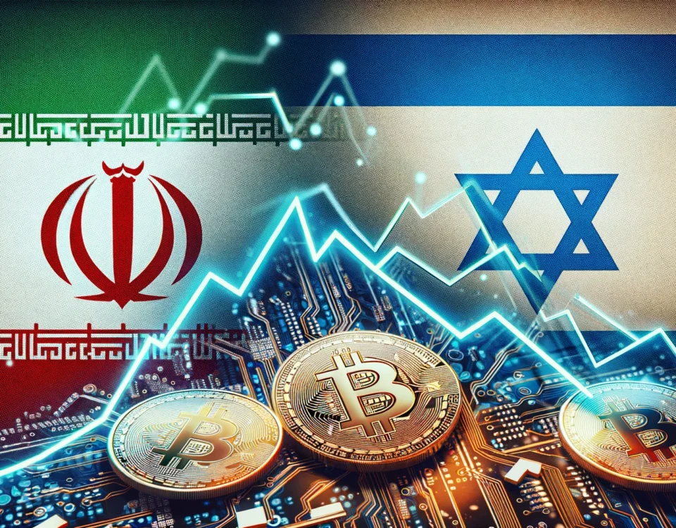 Here's a revised version of your headline: Here's a revised version of your headline: Crypto Markets React to Iran Drone Attack: Bitcoin Plunges by 8%